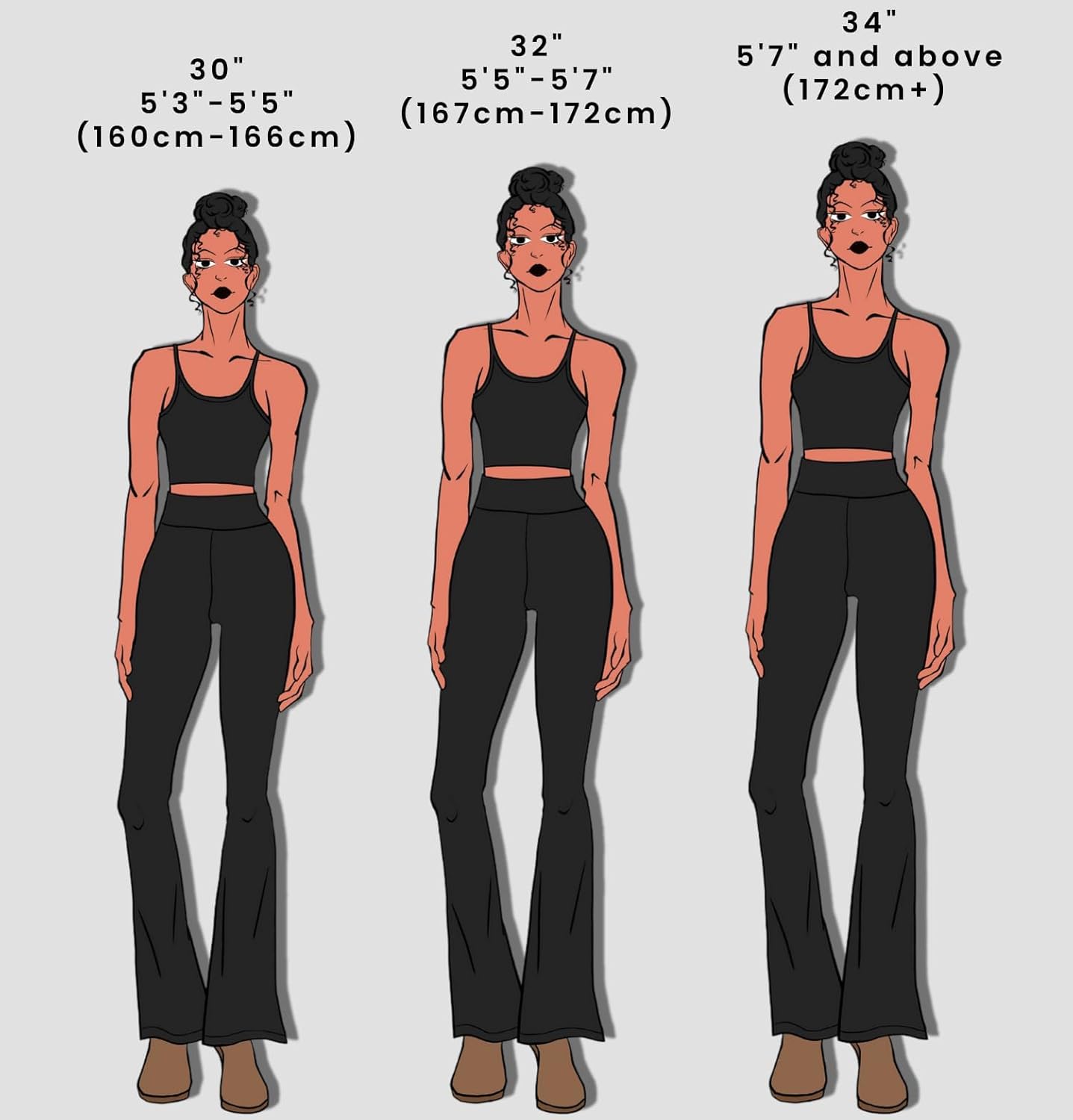 Sunzel Leggings Acampanados, Pantalones de Yoga Cruzados con Control de Abdomen, Cintura Alta y Pierna Ancha