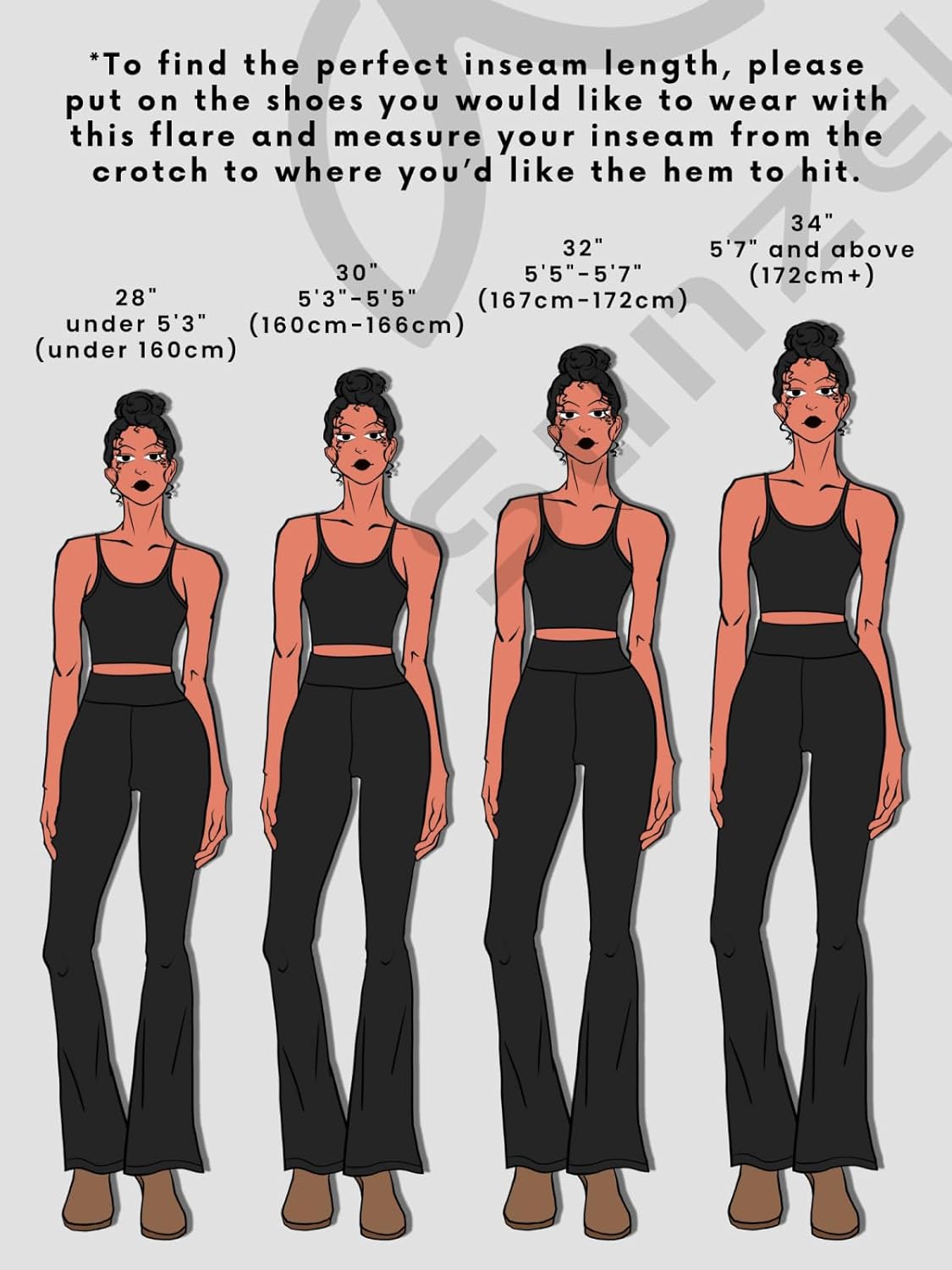 Sunzel Leggings Acampanados, Pantalones de Yoga Cruzados con Control de Abdomen, Cintura Alta y Pierna Ancha