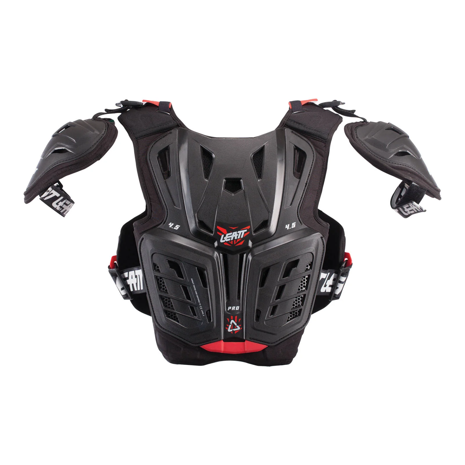 Leatt  4.5 Pro Junior Chest Protector - Black / Red