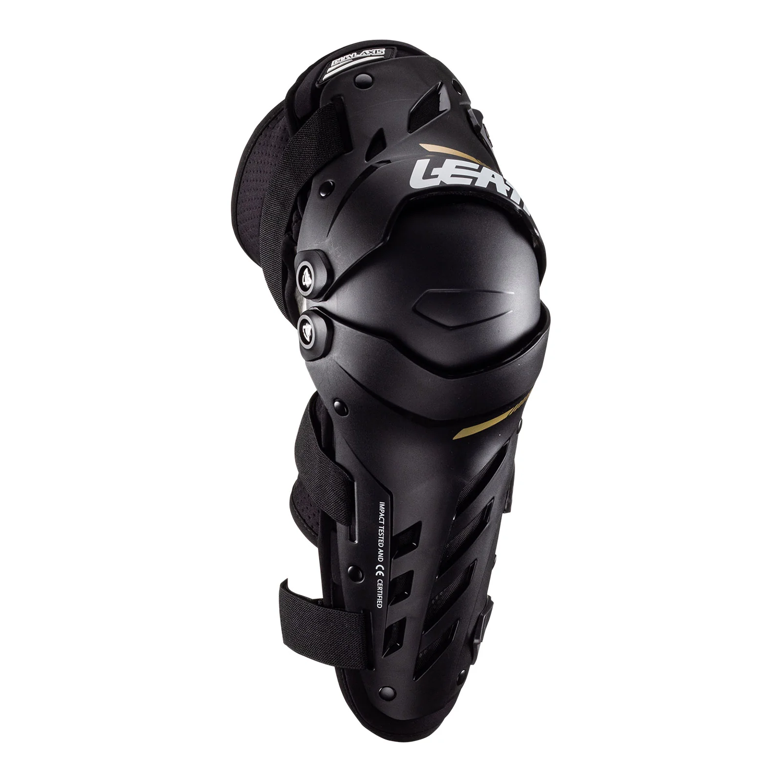 Leatt Dual Axis Knee & Shin Guard- Black