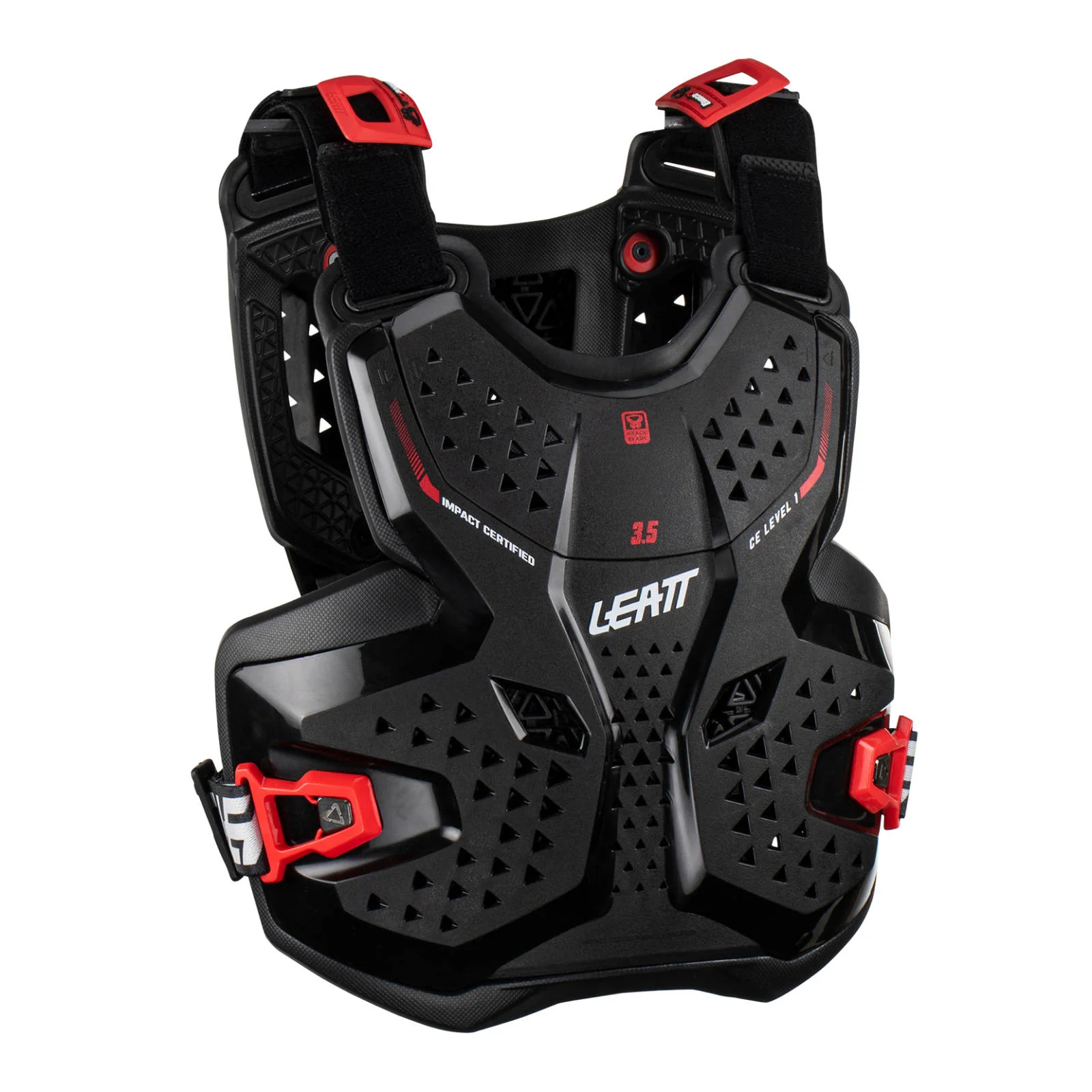 Leatt 3.5 Junior Chest Protector - Black / Red
