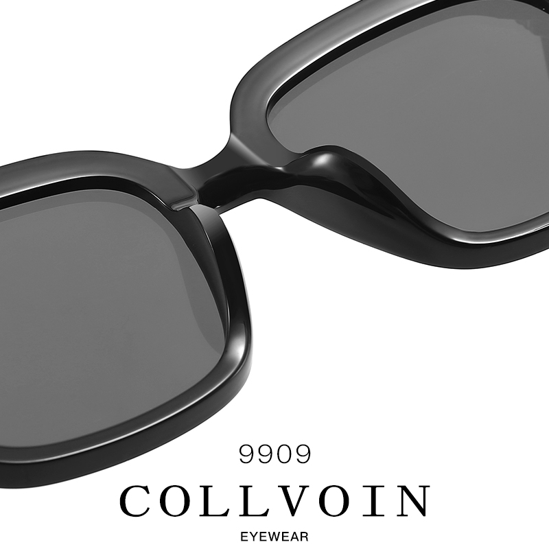 COLLVOIN Sunglasses SUNSHADE UV PROTECTION SUNGLASSES SUNGLASSES FOR WOMEN 2024 Network Red 9909