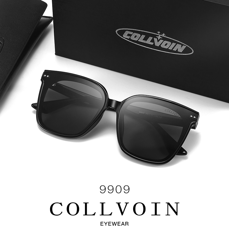 COLLVOIN Sunglasses SUNSHADE UV PROTECTION SUNGLASSES SUNGLASSES FOR WOMEN 2024 Network Red 9909