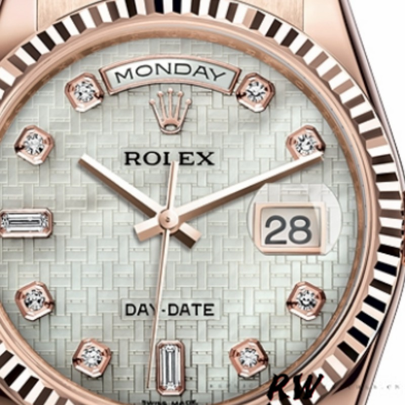Rolex Day-Date 118235 Mother of Pearl Dial 36mm Unisex Replica Watch