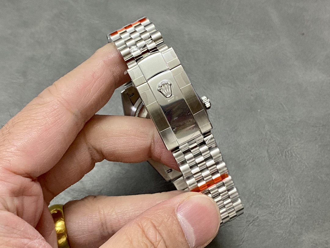 Rolex Datejust 36 White Gold & Diamonds Silver Dial M126284RBR 0005 Women's Watch