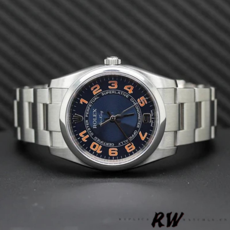 Rolex Oyster Perpetual Air-King 114200 Concentric Blue Dial 34mm Unisex Replica watch