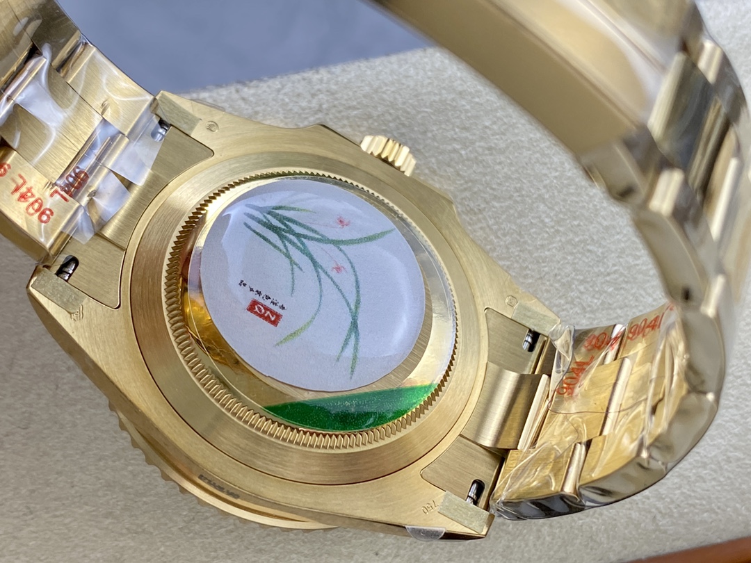 Rolex Submariner 126618LN Yellow Gold Black Dial 41mm Mens Replica Watch