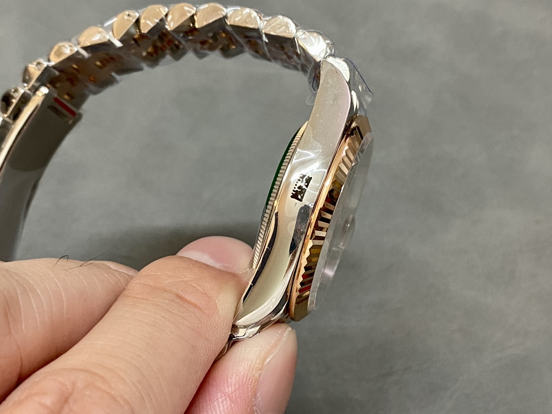 Rolex Datejust 36 Everose Gold Black Diamond Dial M126231 0019 Women's Watch