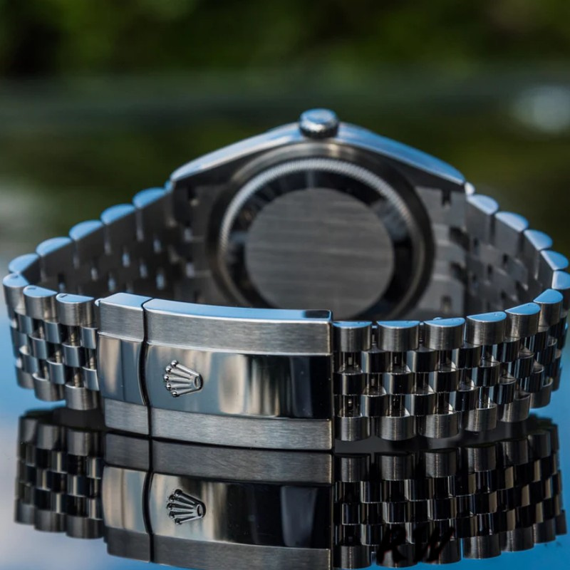 Rolex Datejust 126234 Fluted Bezel Blue Fluted Motif Dial 36MM Unisex Replica Watch