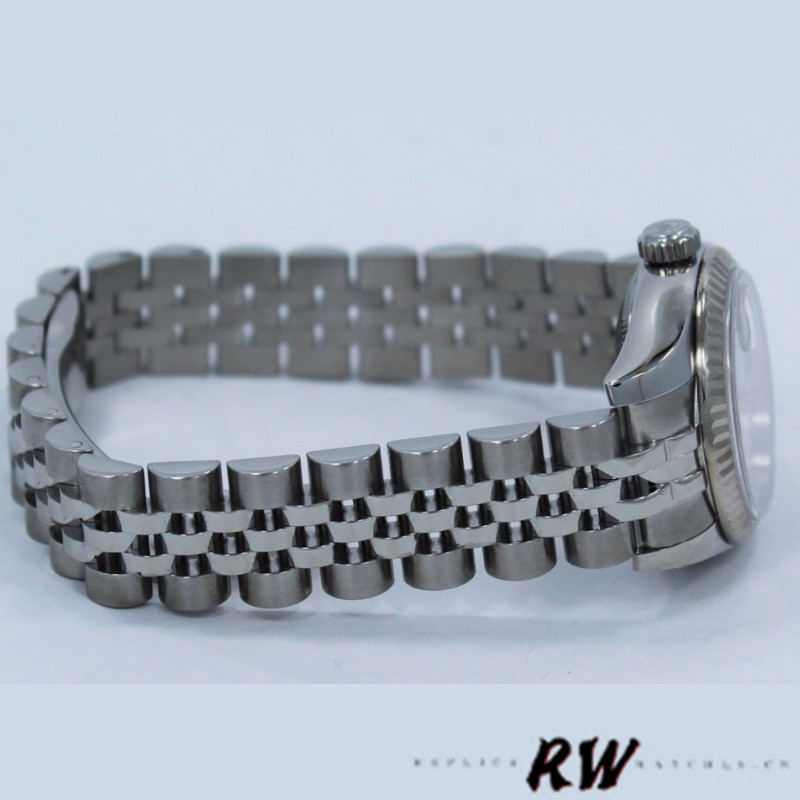 Rolex Datejust 179174 White Roman Dial Fluted Bezel 26MM Lady Replica Watch