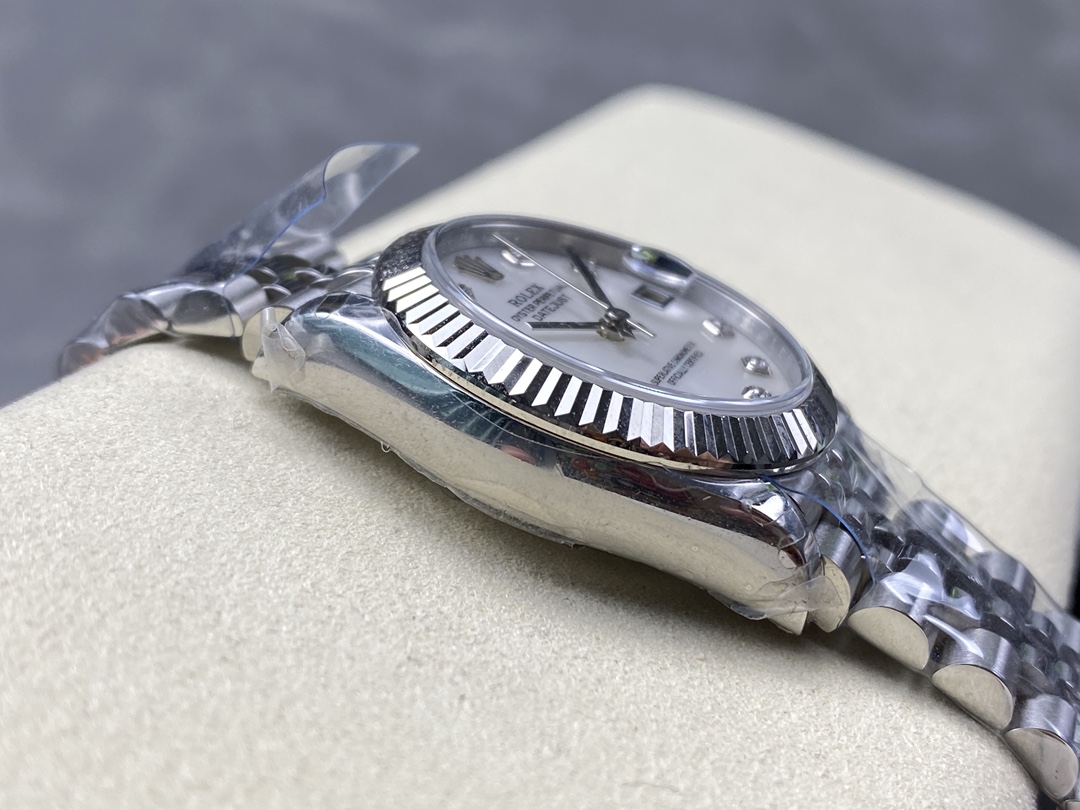 Rolex Datejust 31 Steel & 18K White Gold 278274 0006 Women's Watch