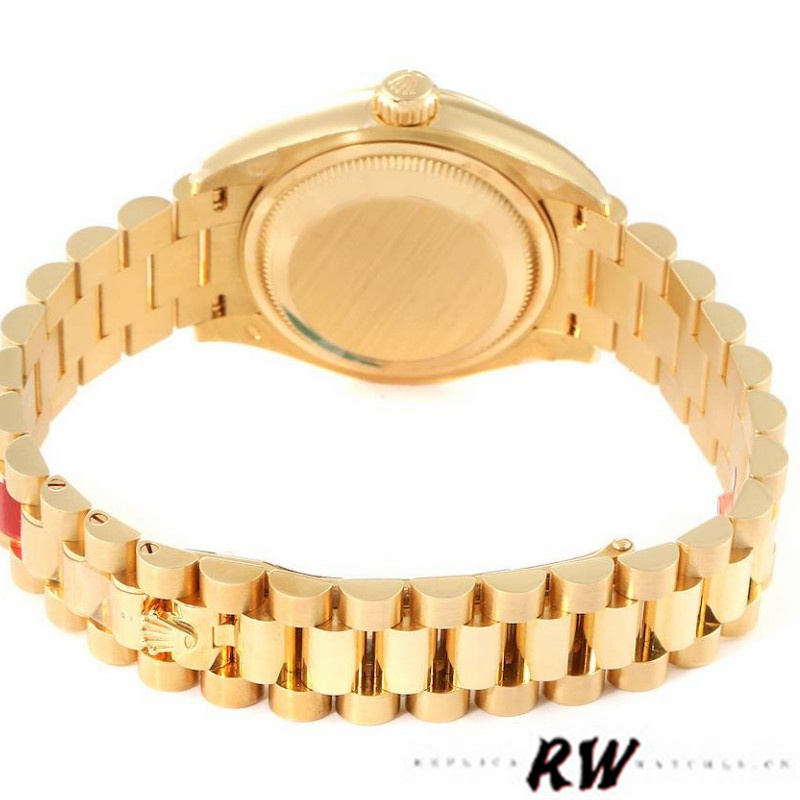 Rolex Datejust 279178 White Roman Dial Fluted Bezel 28mm Lady Replica Watch