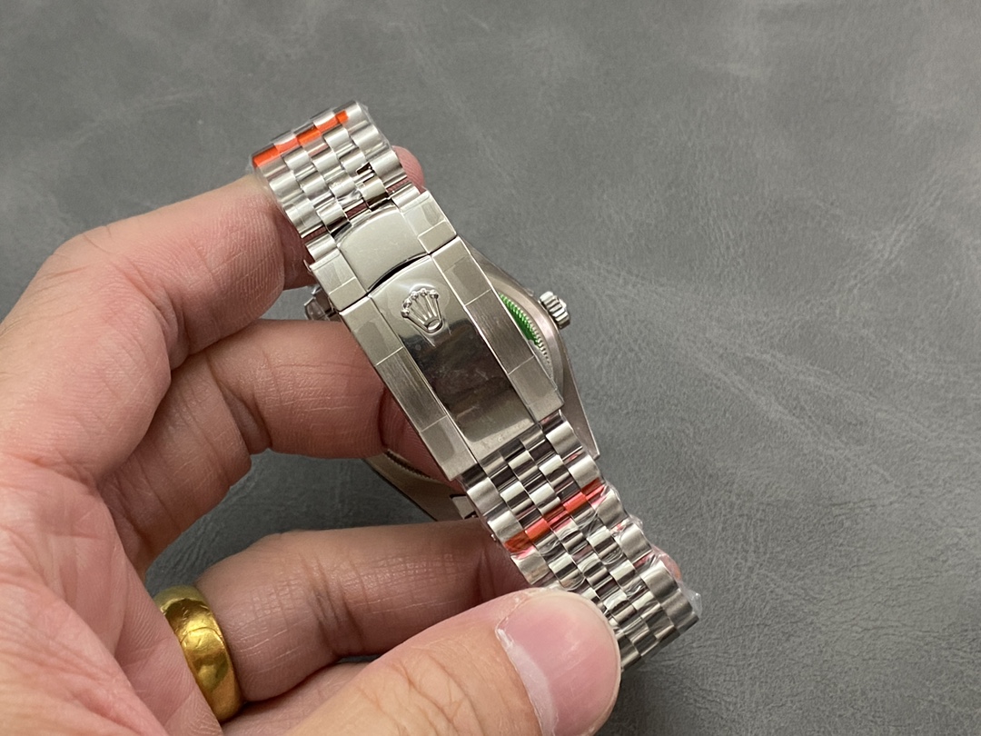 Rolex Datejust 36 Stainless Steel Mint Green Dial Jubilee M126200-0023