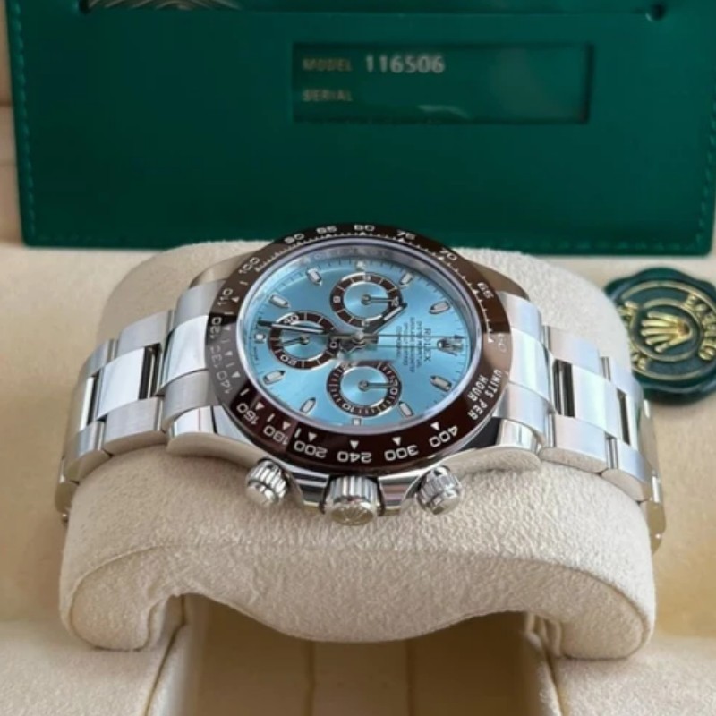 Rolex Cosmograph Daytona 116506 50th Anniversary Ice Blue Dial 40mm Mens Replica Watch