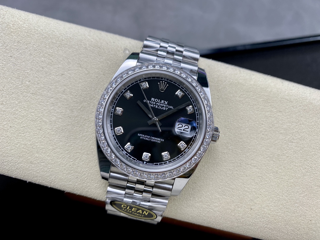 Rolex Datejust Stainless Steel 126284RBR 0019 Black Diamond Jubilee