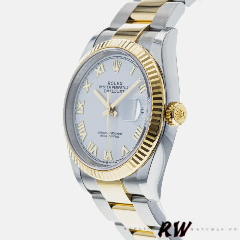 Rolex Datejust 126233 White Roman Dial 36MM Unisex Replica Watch