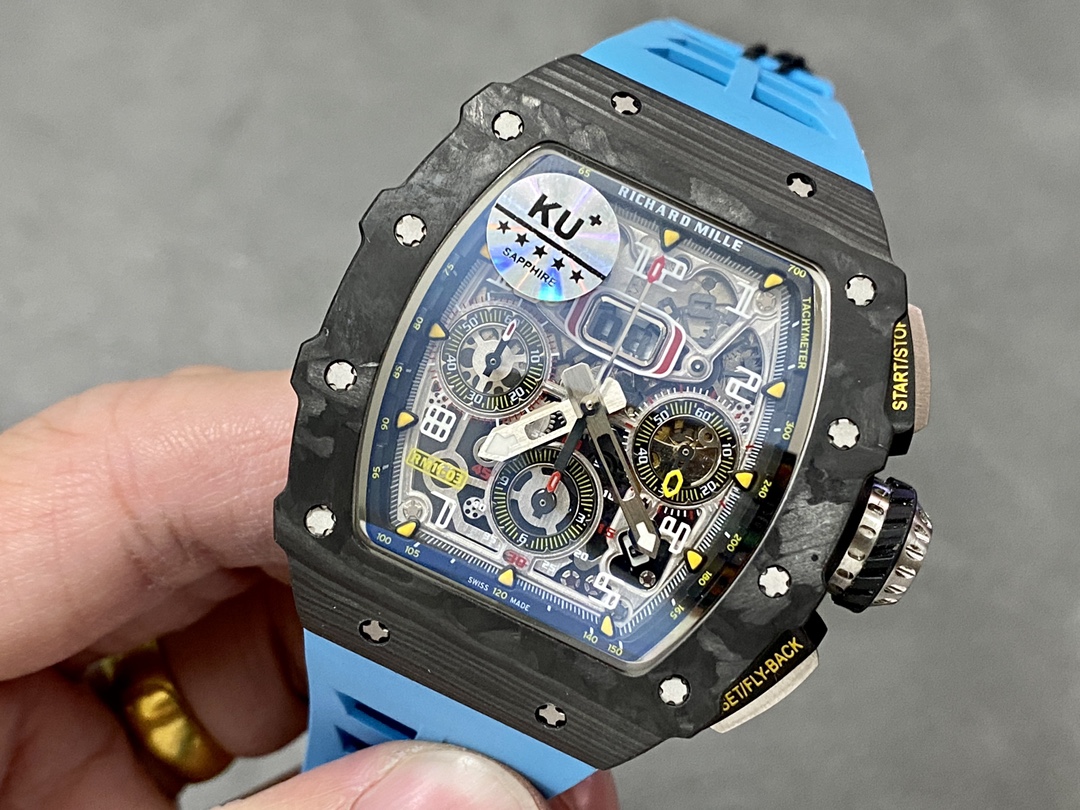 Richard Mille RM 11-03 Automatic Flyback Chronograph Blue Watch
