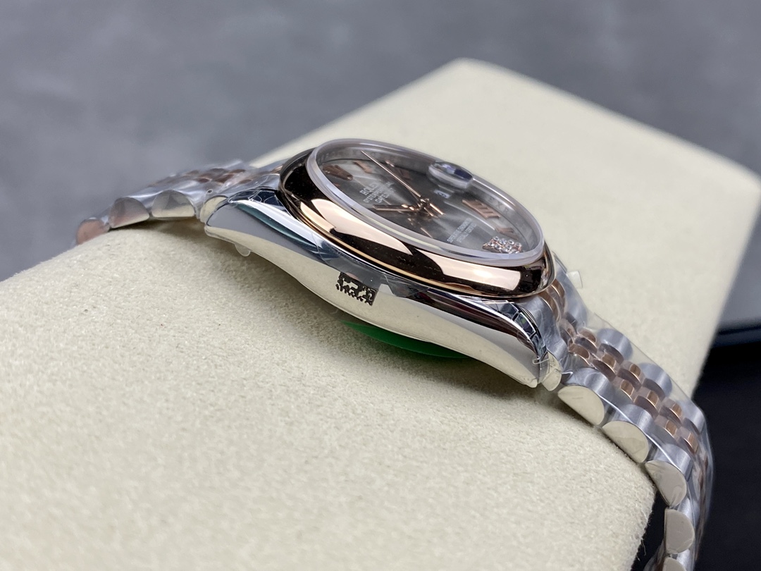 Rolex Datejust 31mm Stainless Steel and Rose Gold m278241 0030 Rhodium Roman VI Jubilee