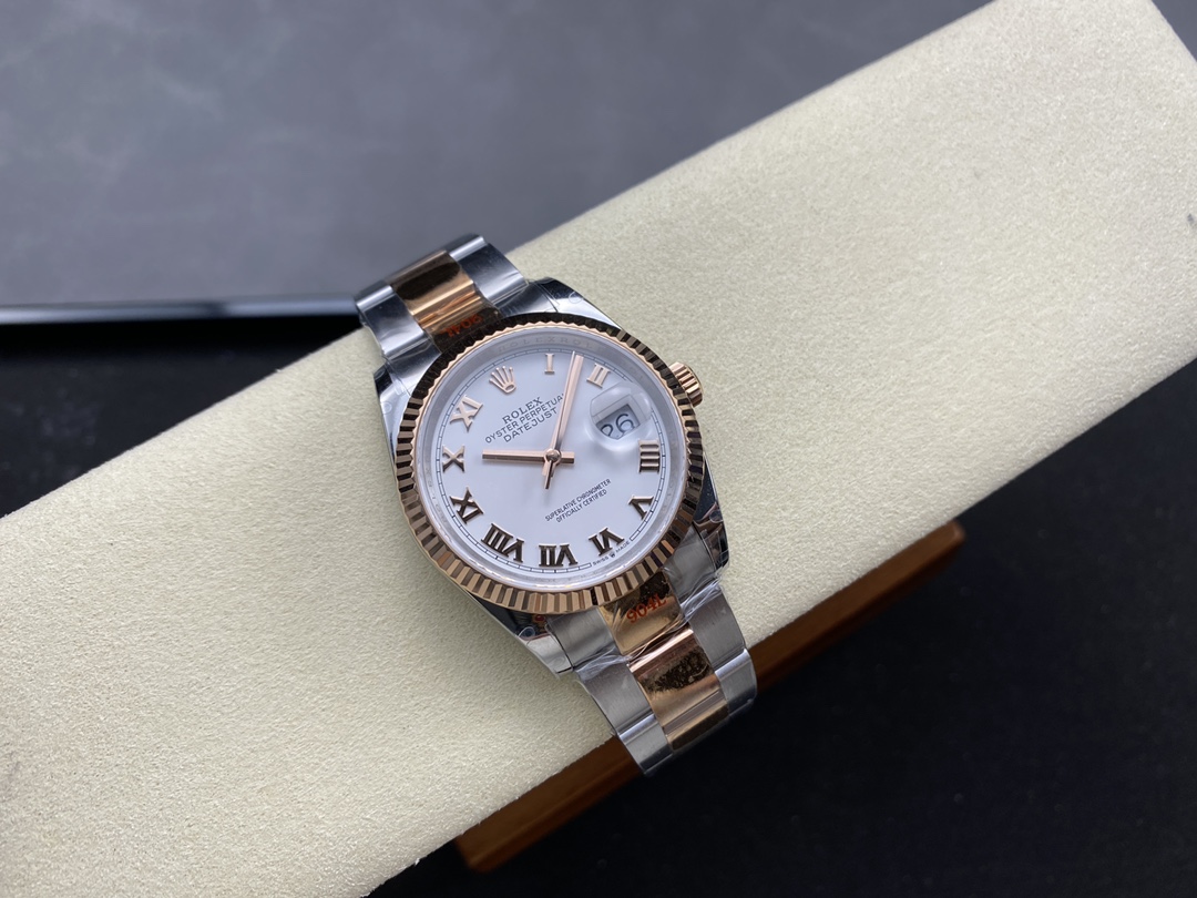 Rolex Datejust 36 Oystersteel and Everose Gold m126231 0016
