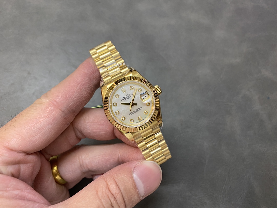 Rolex Datejust m279178 0025 Mother Of Pearl Dial Fluted Bezel 28mm Lady Replica Watch