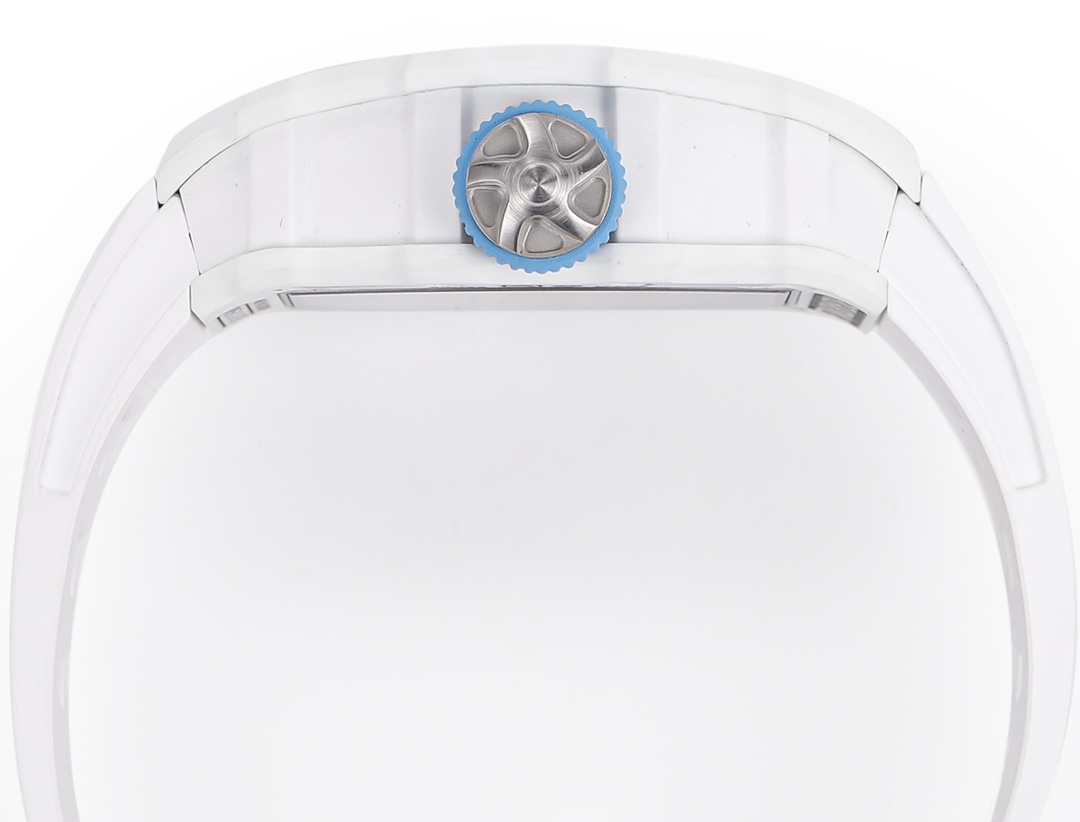 Richard Mille RM053-01 Pablo MacDonough Skeleton Dial White Rubber Strap