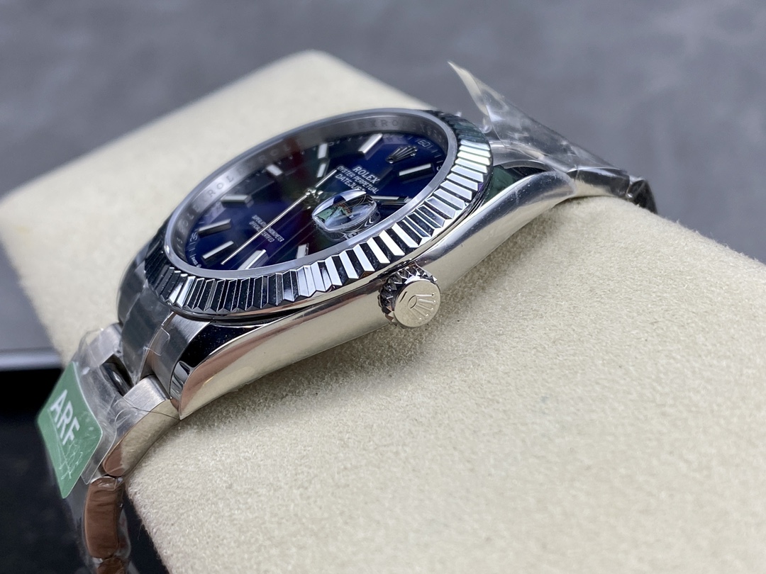 Rolex Datejust 126334 0001 Fluted Bezel Blue Dial 41MM Mens Replica Watch