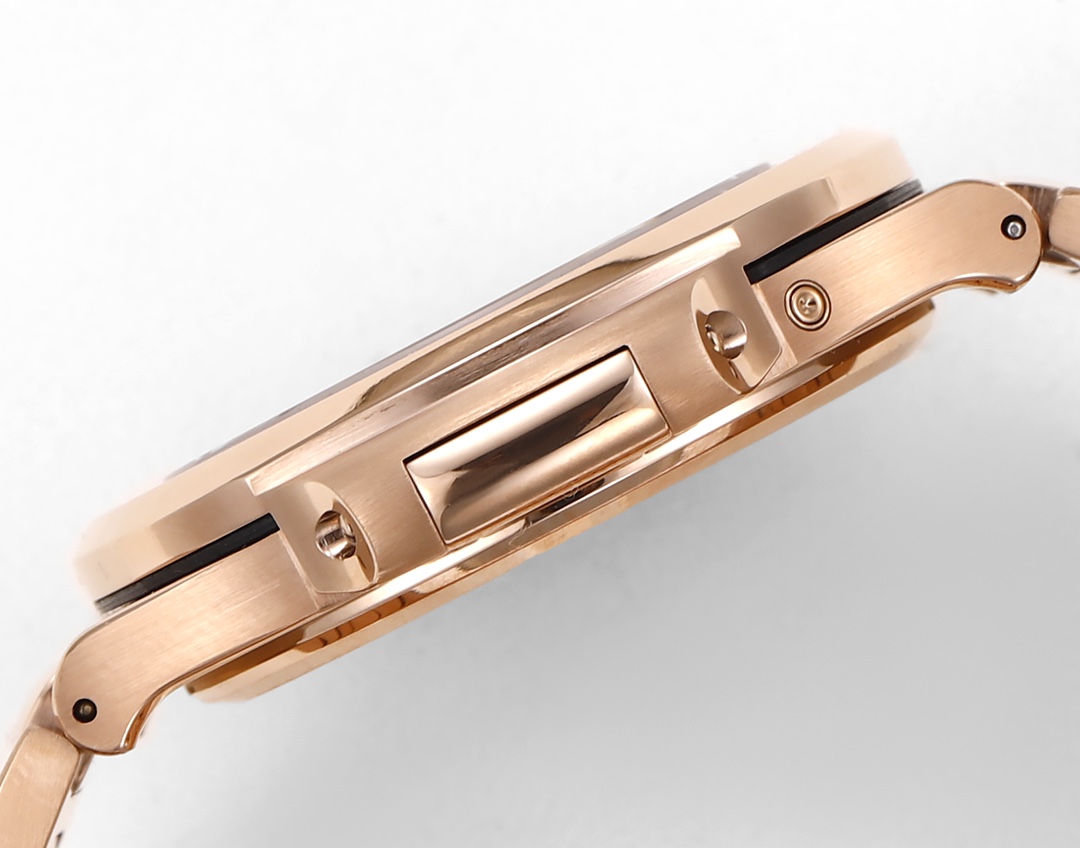 Patek Philippe Nautilus Moon Phase Rose Gold Brown Sunburst 5712 1R 001 40MM