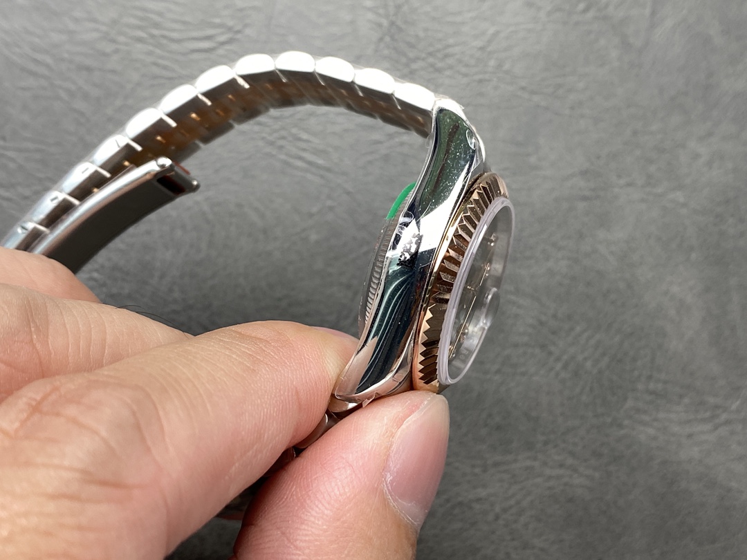 Rolex Datejust 279171 0007 28 Olive Green Diamond-Set Jubilee Ladies Watch