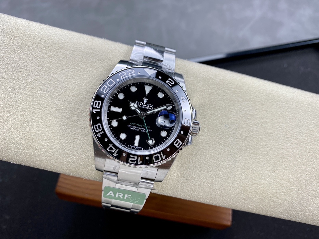 Rolex GMT-Master II 40mm Black Bezel 116710LN Men's Watch