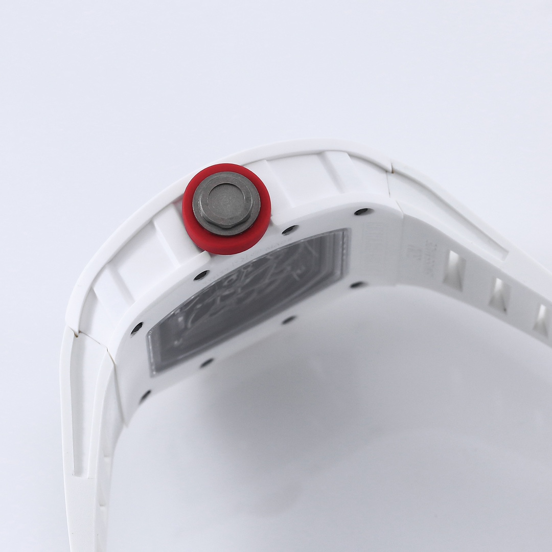 Richard Miller RM 055 RMUL2 NTPT Carbon Fiber White Case Red Mark