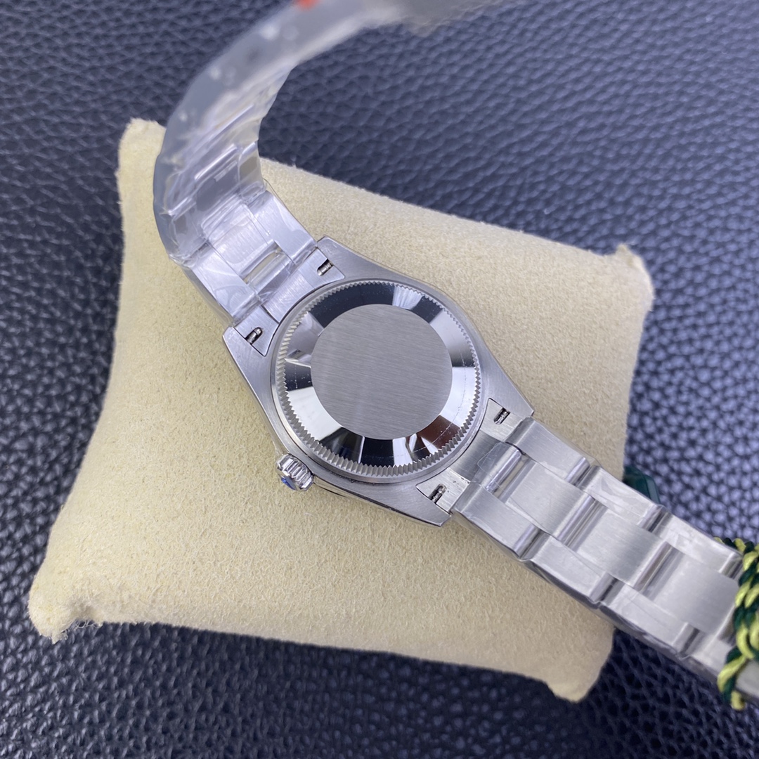 Rolex Datejust 31 Azzurro Blue Floral Motif with Diamonds Steel M278384RBR 0039 Ladies Watch