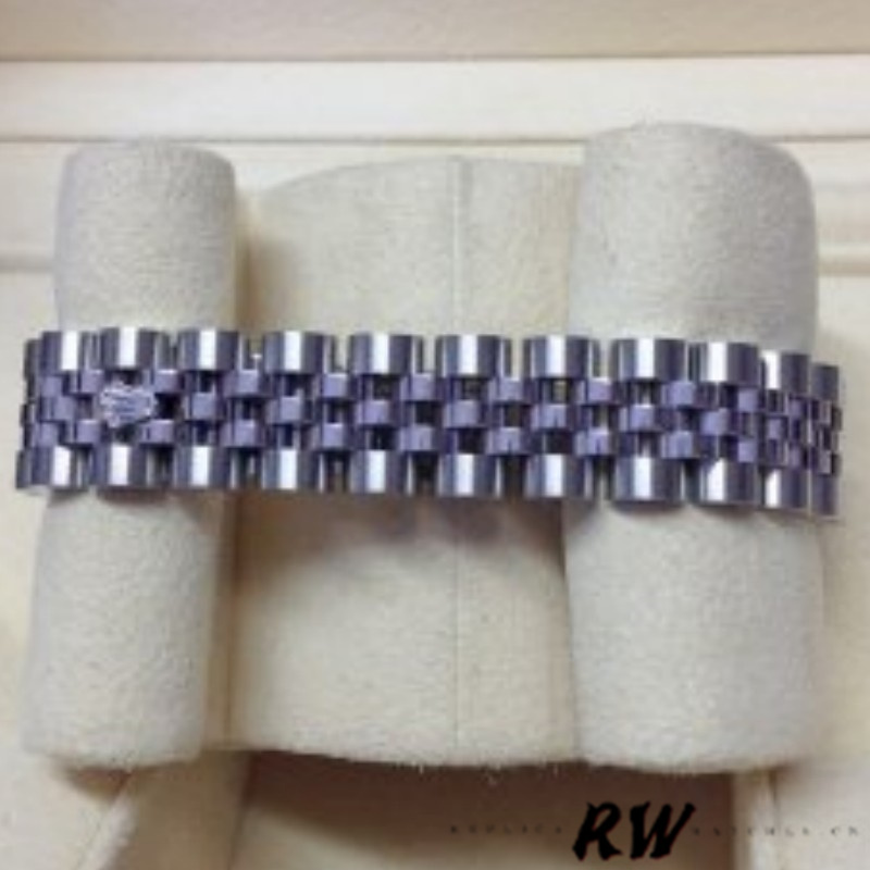 Rolex Datejust 179174 Black Roman Dial Fluted Bezel 26MM Lady Replica Watch