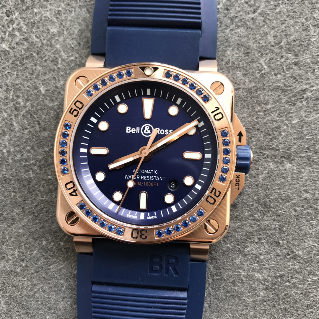 Bell Ross BR 03 92-D-BL-ST/SRB Blue