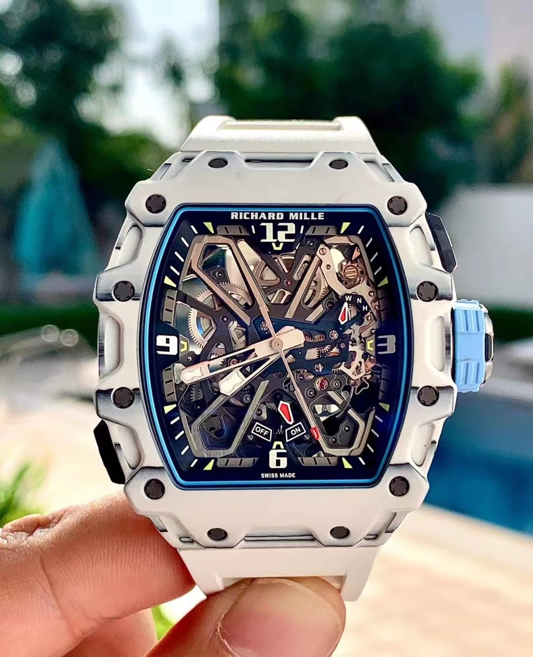 Richard Mille RM 35-03 Rafa Nadal White Carbon Quartz TPT