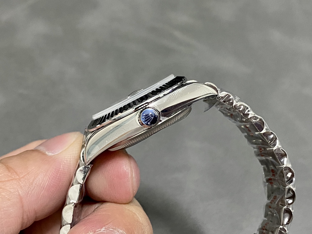 Rolex Datejust m178274 Black Diamond Dial Fluted Bezel 31MM Lady Replica Watch