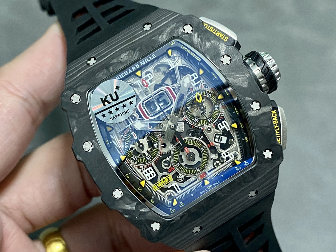 Richard Mille RM11-03 Carbon Automatic Flyback Chronograph Black