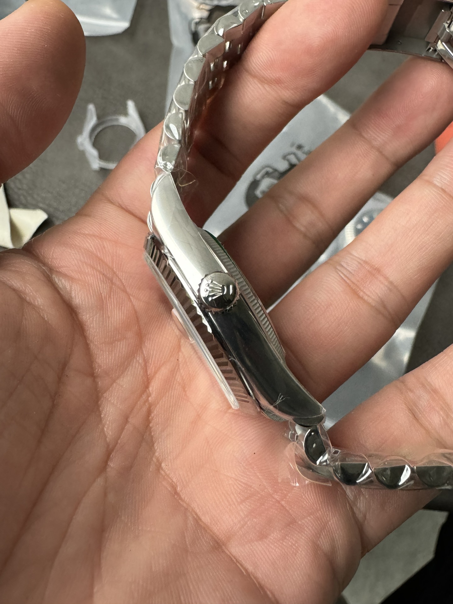 Rolex Datejust 126234 Fluted Bezel Silver Index Dial 36MM Unisex Replica Watch