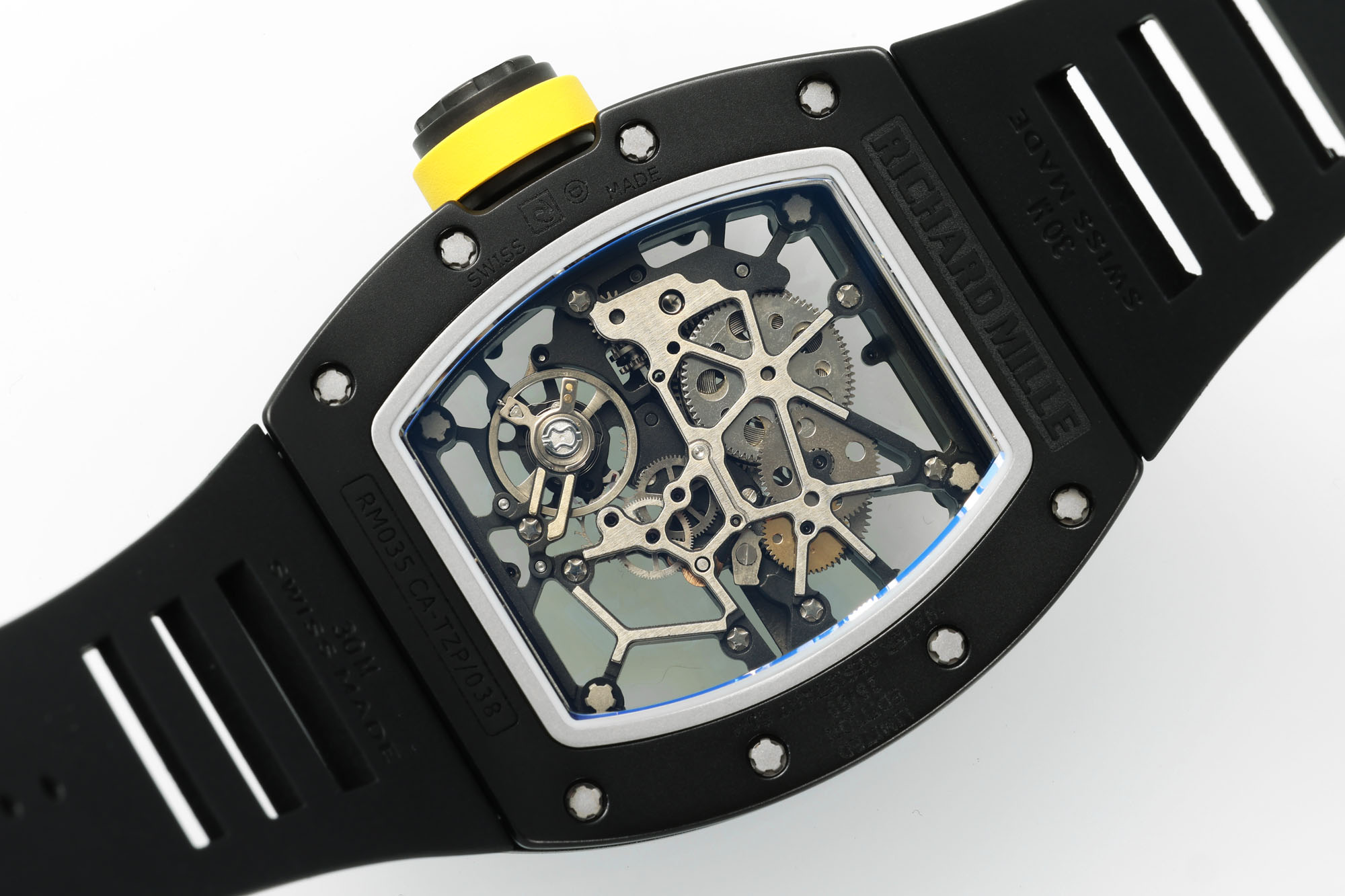 Richard Mille RM 035 Black Toro Nadal Red Pointer Replica Watch