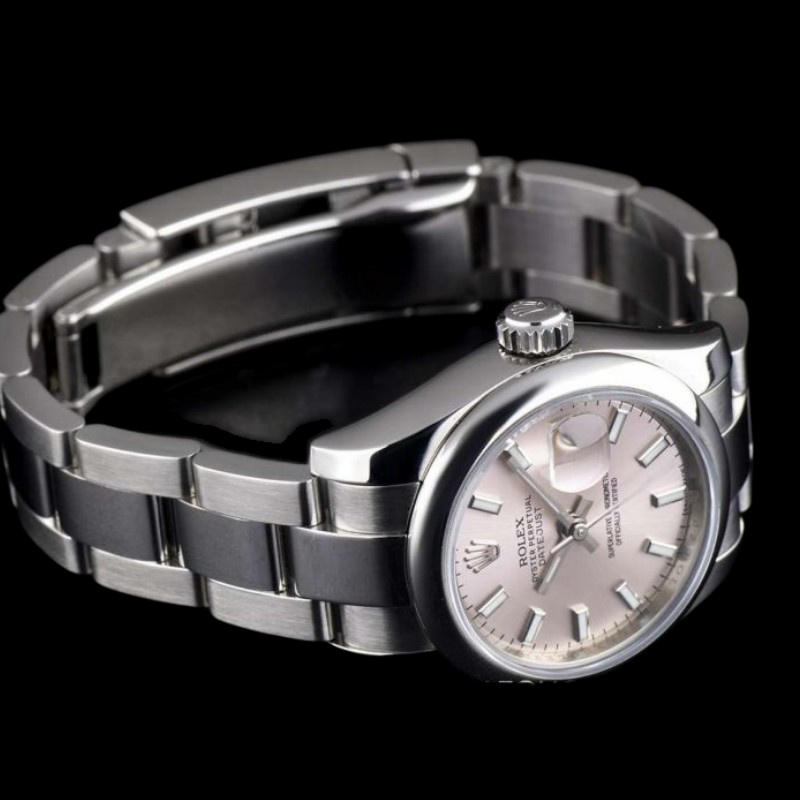 Rolex Datejust 179160 Domed Bezel Pink Index Dial 26MM Lady Replica Watch