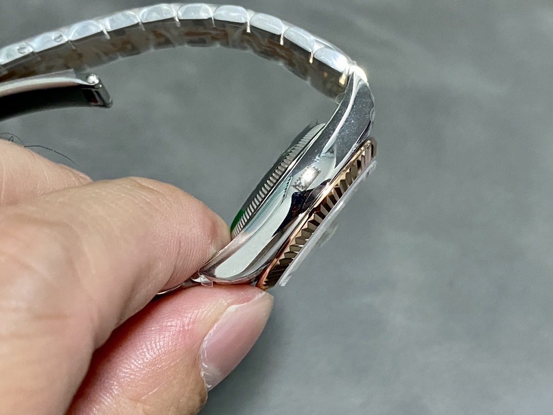 Rolex Datejust 28 Chocolate Index Steel & Rose Gold m279171 0017