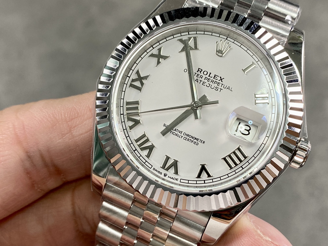 Rolex Datejust 41 Automatic White Dial 126334 0024