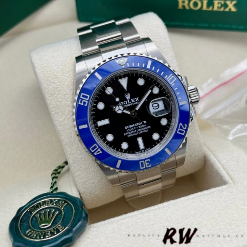 Rolex Submariner 126619LB 0003 Blue Ceramic Bezel Black Dial 41mm Mens Replica Watch