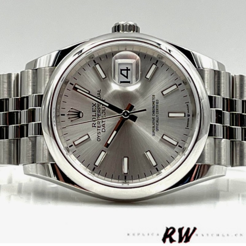 Rolex Datejust 126200 Silver Dial Stainless Steel 36MM Unisex Replica Watch