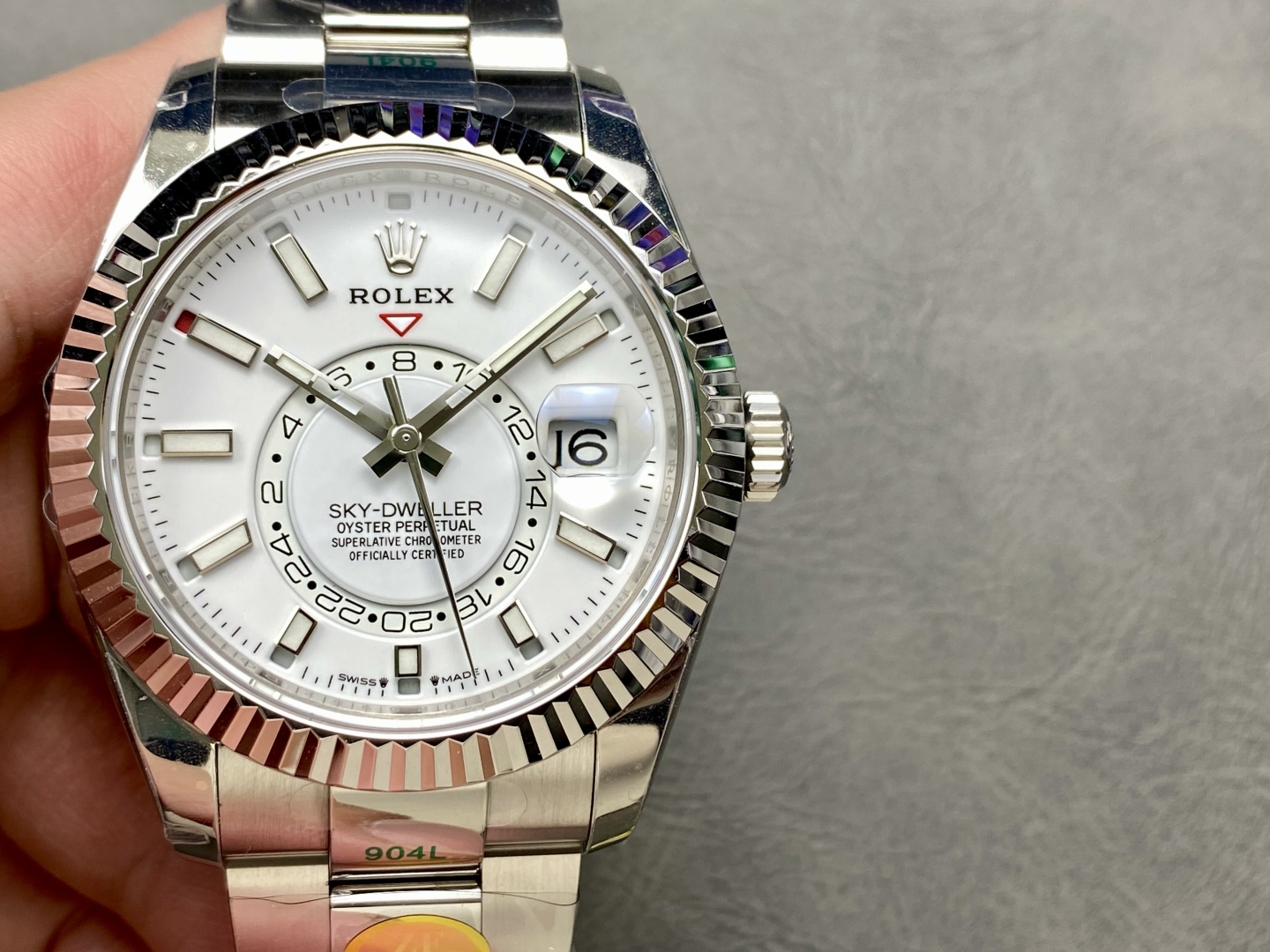 Rolex Sky Dweller 42 Oystersteel White Dial m336934 0003 Men's Watch