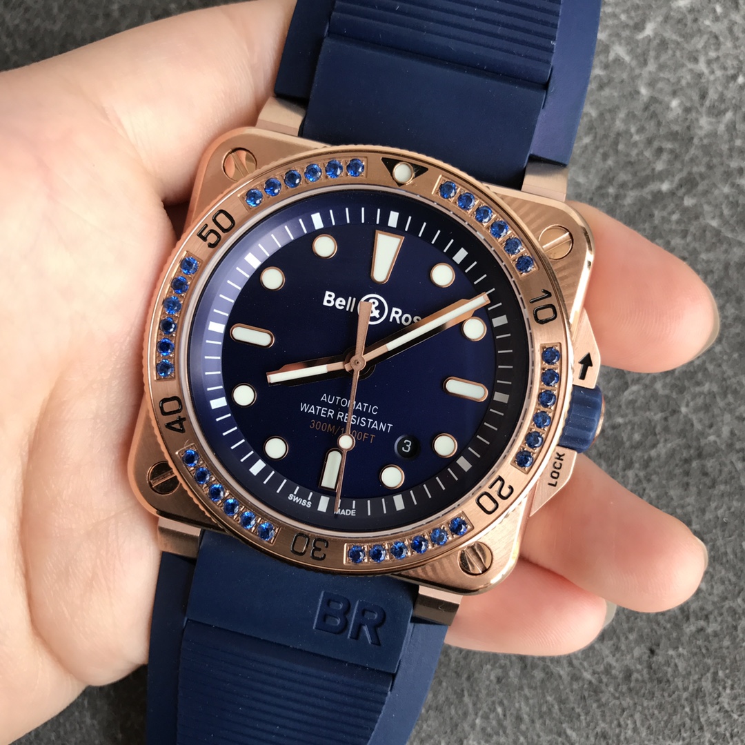 Bell Ross BR 03 92-D-BL-ST/SRB Blue