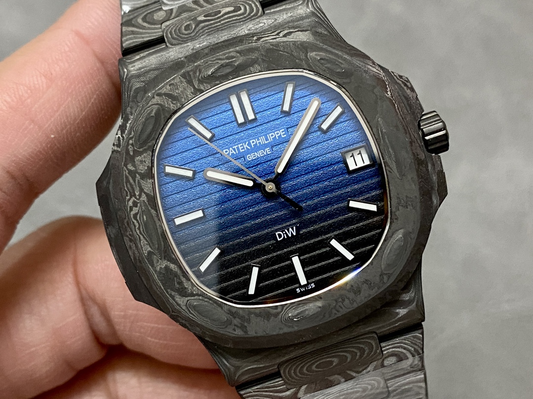 Patek Philippe Nautilus Carbon Fiber Case Blue Dial 5711 40MM Watch
