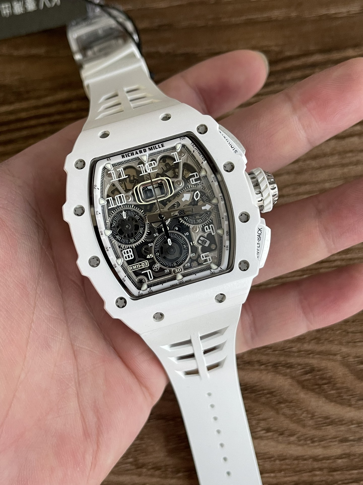 Richard Mille RM 11-03 Titanium Automatic Flyback Chronograph White