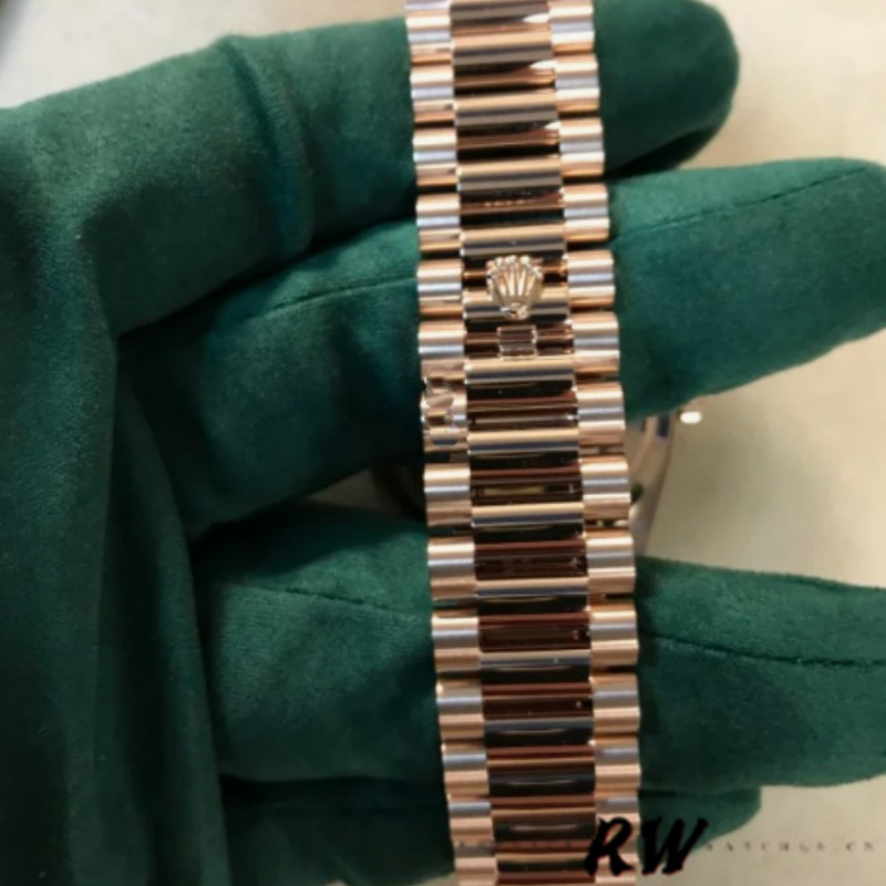 Rolex Day-Date 128345RBR Slate Dial Everose Gold 36MM Unisex Replica Watch