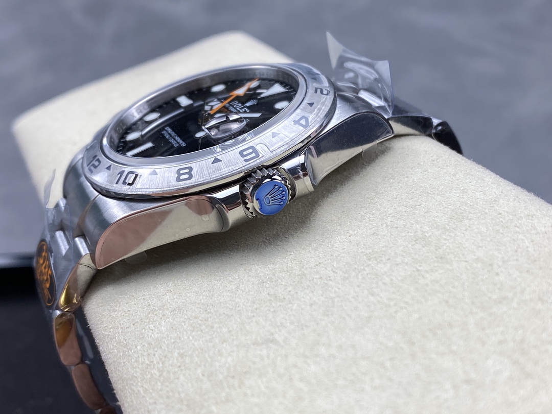 Rolex Explorer II m226570 0002 Stainless Steel Black Dial 42MM Mens Replica Watch