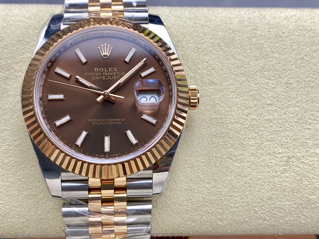 Rolex Datejust Automatic Rose Gold & Steel Watch m126331 0002